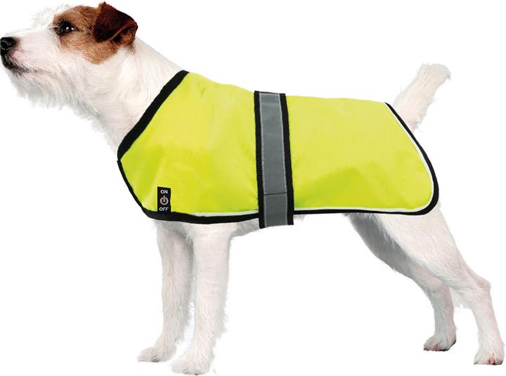 Produktbild Swisspet Leuchtmantel mit roten LED (S, Hundemantel)