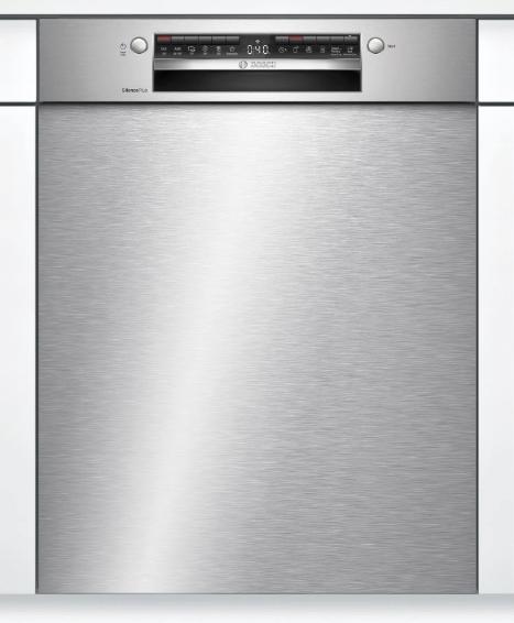 Bosch Hausgeräte Serie 4, Lavastoviglie sottopiano, 60 cm, acciaio inox, SMU4EVS15E