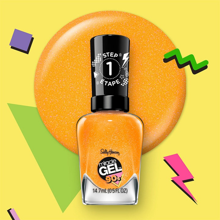 Actual product image Sally Hansen Miracle Gel Hue Had to Be There Collection Nail Polish Be bRight Back 0.5 fl oz (Be Bright Back, Colour paint)