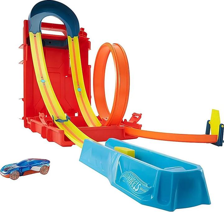 Actual product image Hot Wheels Track Builder Unlimited Canister Stunt Box