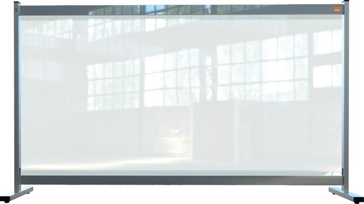 Produktbild Nobo Schreibtischtrennwand Premium Plus 140 x 80 cm Transparent (140 x 80 cm)