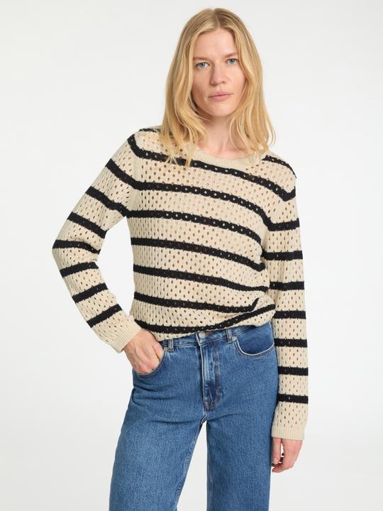 Produktbild Selected Femme Gestreifter Strickpullover (XXL)