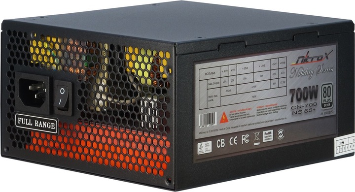 Produktbild Intertech Coba Nitrox Nobility CN-700 NS 2.3, 80+, Aktiv PFC (700 W)