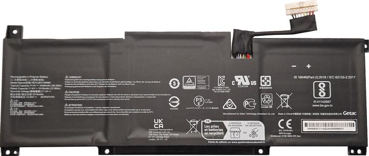 Actual product image MSI BTY-M494 (3 cubicles, 3448 mAh)