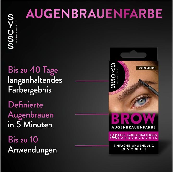 Immagine prodotto Syoss Kit per sopracciglia (Marrone scuro)