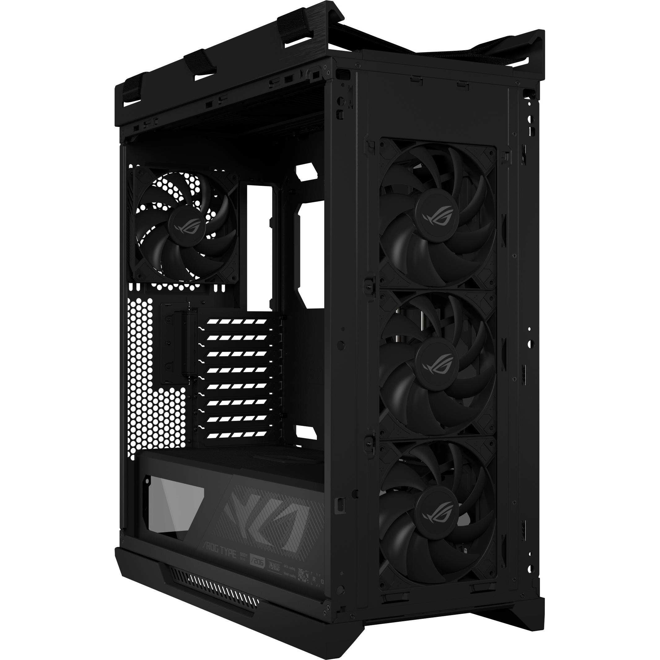 ASUS Geh ROG STRIX HELIOS II GX601S BLACK (ATX, Mini-ITX, mATX, E-ATX), PC Gehäuse, Schwarz