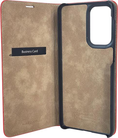 Produktbild Mike Galeli Book-Cover Echtleder Marc red (Samsung Galaxy A53 5G)