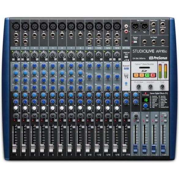 PreSonus StudioLive AR16c (Studio- und Livemixer), Mischpult