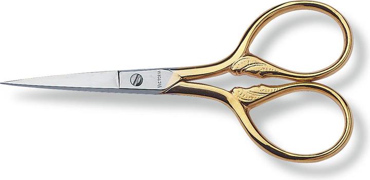 Victorinox Embroidery scissors, gold-plated (9 cm)