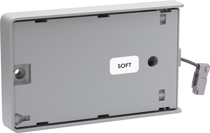 Actual product image Italiana Ferramenta Klappenbeschlag Kiaro easy, grau,soft