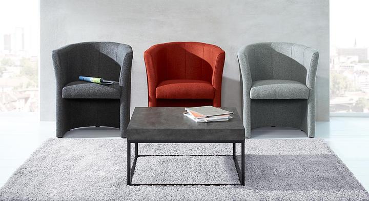 Produktbild Nowy Styl Lounge Sessel Polstermöbel CLUB, Vollpolsterung, mit Bodengleitern