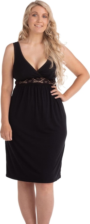 Immagine prodotto Carriwell Camicia da notte per allattamento nera XL