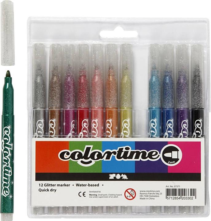 Image du produit Creativ Company Crayons à paillettes, 12pcs (12x)