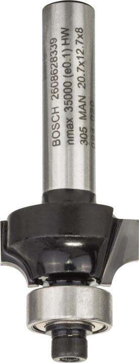 Actual product image Bosch Professional Zubehör Rounding cutter, 8 mm, R1 4 mm, L 10.5 mm, G 53 mm
