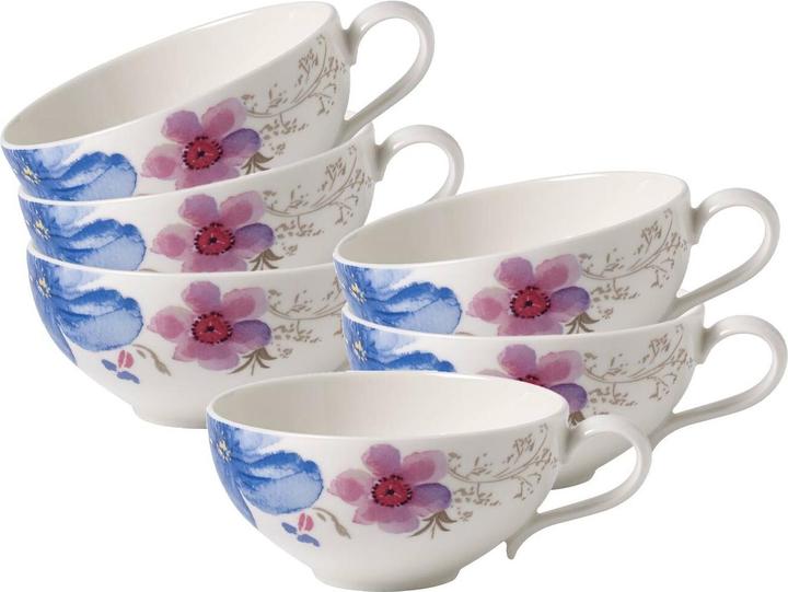 Actual product image Villeroy & Boch Multipack Mariefleur Gris Basic tea cup - 6 pieces (120 ml, 6x)