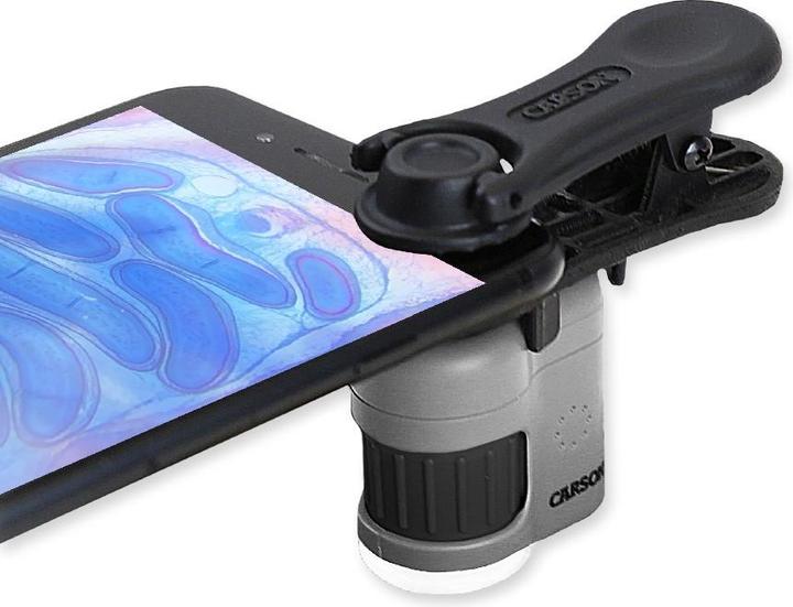 Actual product image Carson Microscope avec LED MicroMiniHookUp