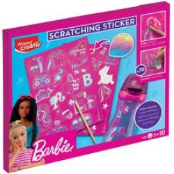 Helit, Sticker, Maped CREATIV - Kratzbilder-Sticker SCRATCH ART - BARBIE - Kratzsticker für Kinder - 70 Barbie