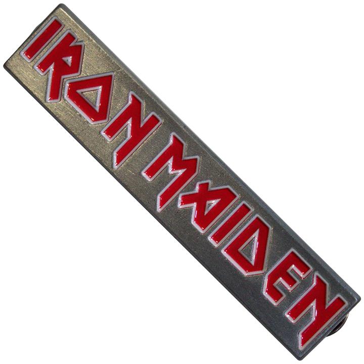 Produktbild Iron Maiden Logo Abzeichen Emaille ZinkLegierung