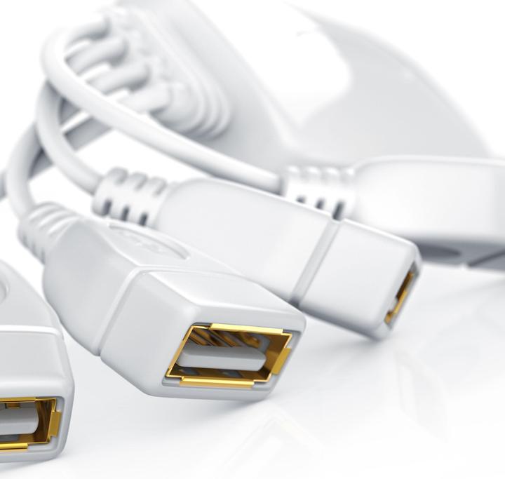 Produktbild CSL 4 Port USB 2.0 Verteiler Kabel (4 Ports)