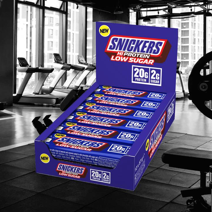 Produktbild Snickers Hi Protein Low Sugar Bar (12 Stk., 684 g)