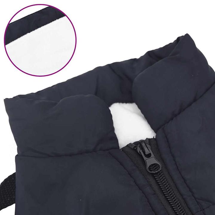 Actual product image vidaXL Dog coat with harness Waterproof Reflective (32, Dog coat)