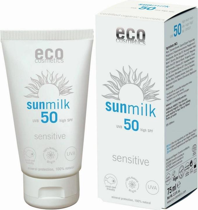 Actual product image Eco Cosmetics Sensitive (Suntan lotion, SPF 50, 75 ml)
