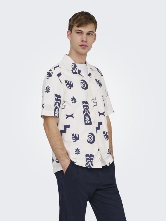 Immagine prodotto Only & Sons ONSWHITE Hawaii-Hemd Hawaii-Hemd (L)
