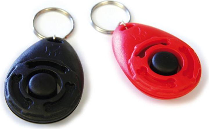 Swisspet Clicker acustico con portachiavi (Taglia unica, Destrezza, Ubbidienza)