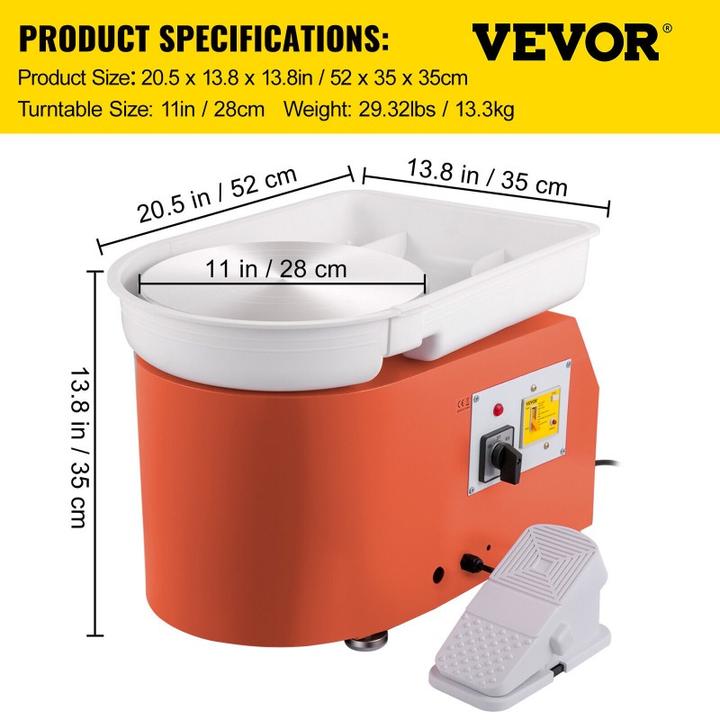 Actual product image Avetoe Electric potter's wheel
