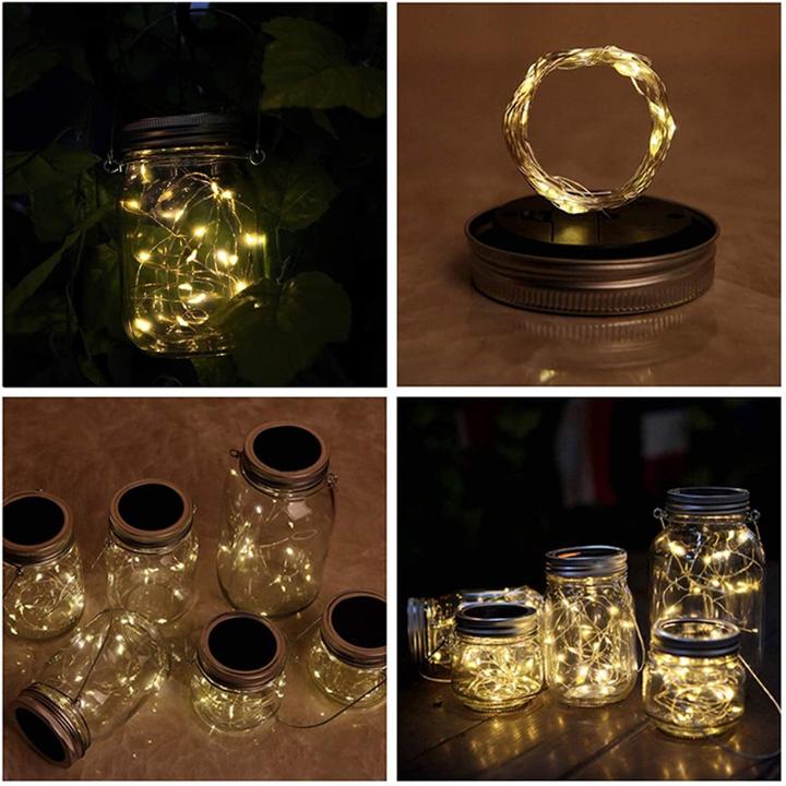 Produktbild Esmée LED Solar Flaschenlicht Deckel Outdoor Laternen 6er Set (0.11 m)