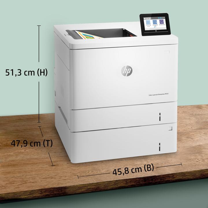 Actual product image HP Color LaserJet Enterprise M555x (Laser, Colour)