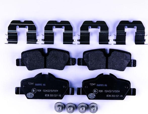 Hella 8DB 355 021-481 Bremsbelagsatz Scheibenbremse