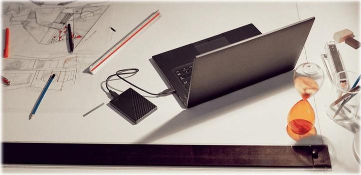 Actual product image WD My Passport external hard (1 TB)