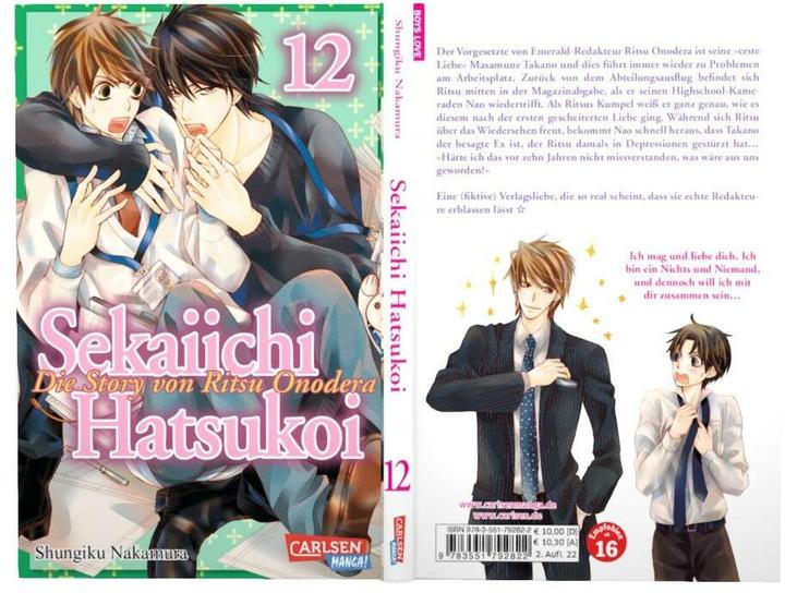 Produktbild Sekaiichi Hatsukoi 12 (Deutsch, Shungiku Nakamura, 2020)