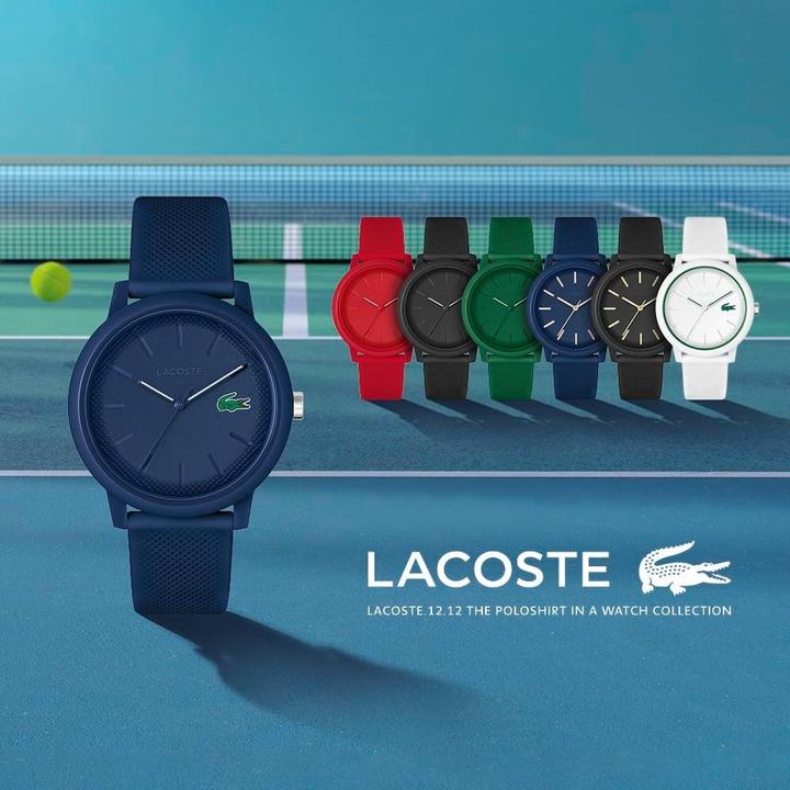 Produktbild Lacoste Analoge Quarzuhr mit Silikonarmband (Analoguhr, 42 mm)