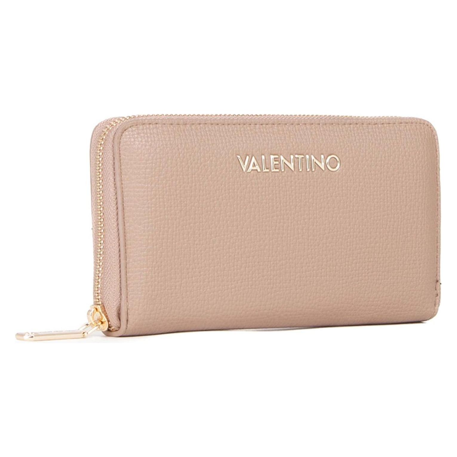 Valentino, Damen, Portemonnaie, Stereo Re Zip Around Wallet, Beige