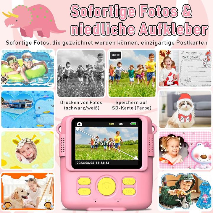 Produktbild Milfech Kinder-Sofortbildkamera