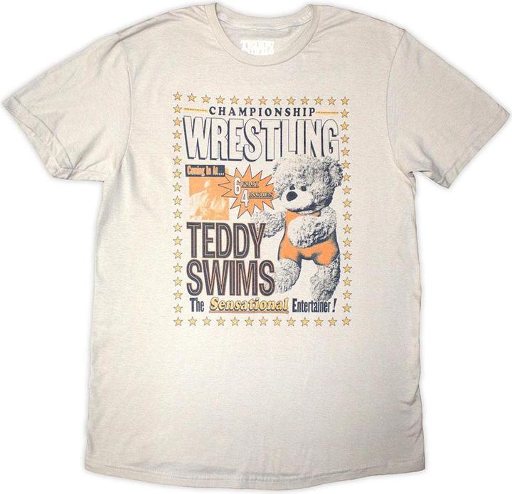 Immagine prodotto Teddy Swims Wrestling Maglietta Adulto Unisex (L)