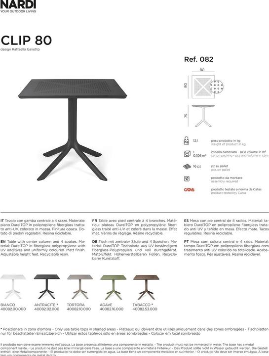 Immagine prodotto Nardi Clip (80 cm)