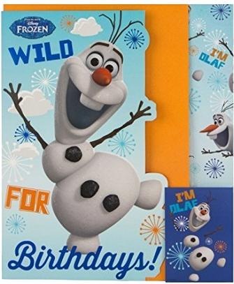 Immagine prodotto Disney Frozen Biglietto e confezione regalo per il compleanno di Olaf (1 pz.)