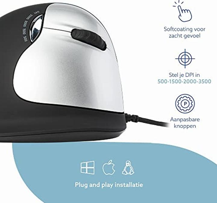 Image du produit R-Go Tools HE Mouse Vertical Wired (Filaire)