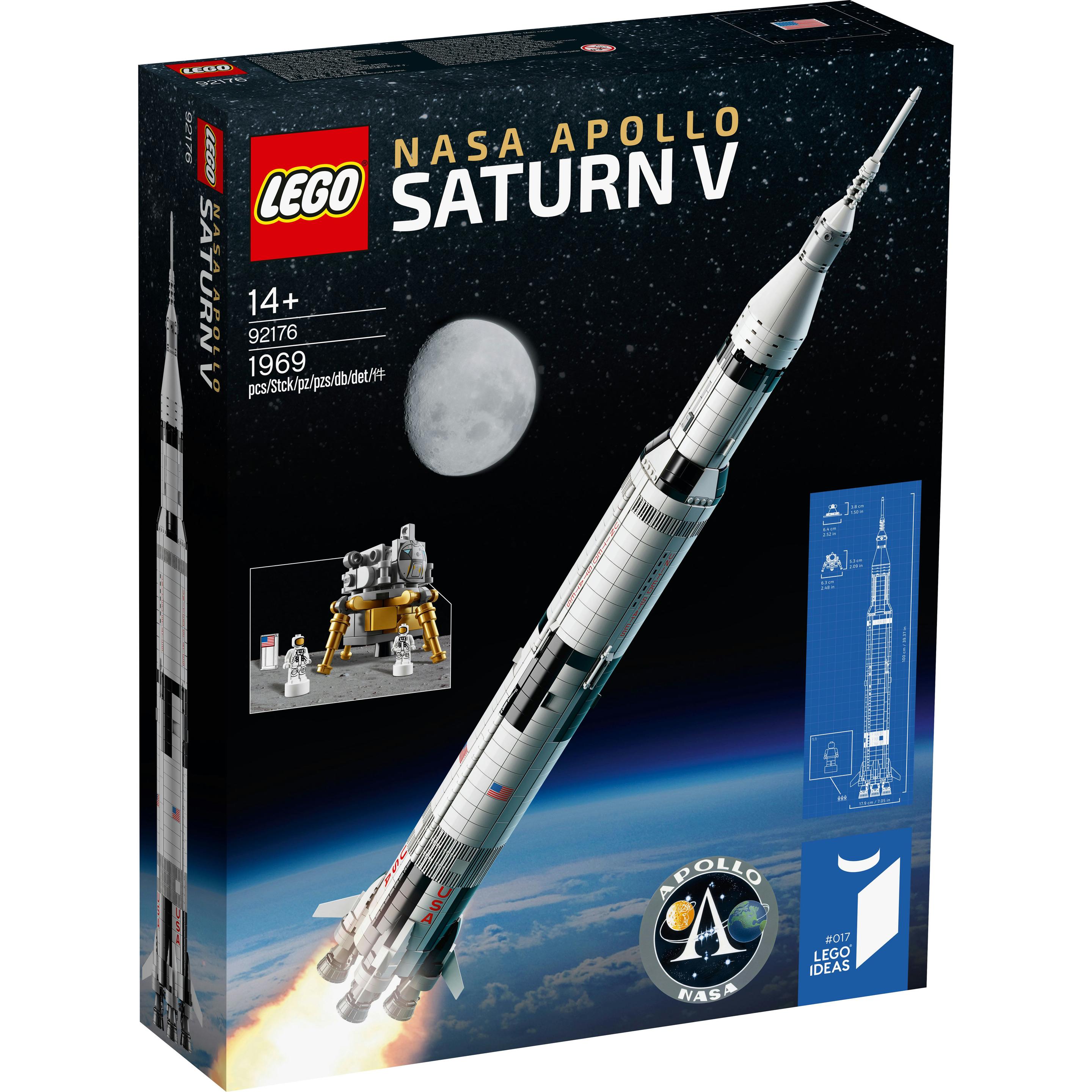 Thumbnail - LEGO NASA Apollo Saturn V (92176, LEGO Ideas, LEGO Seltene Sets)