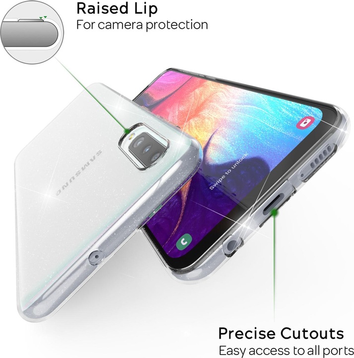Image du produit Nalia Couverture à paillettes (Samsung Galaxy A50)