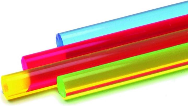 Produktbild Werkstarck Acrylstäbe farbig fluoreszierend (100 cm, 1 cm)