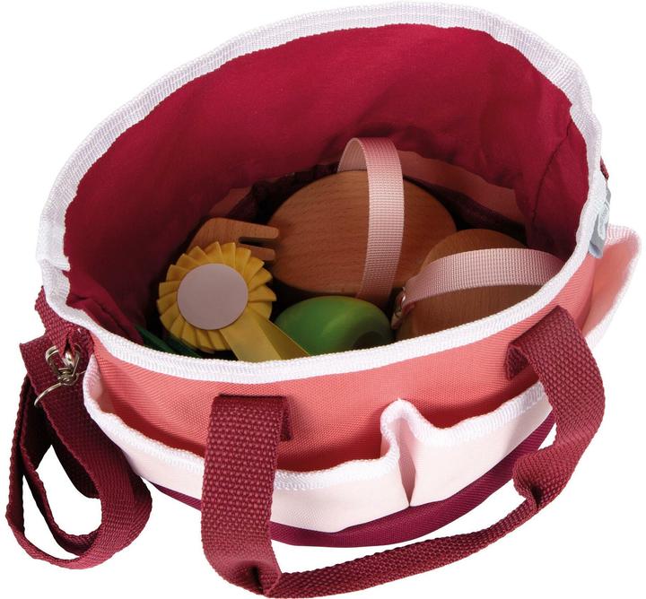 Actual product image small foot Pferdepflegeset mit Tasche rot