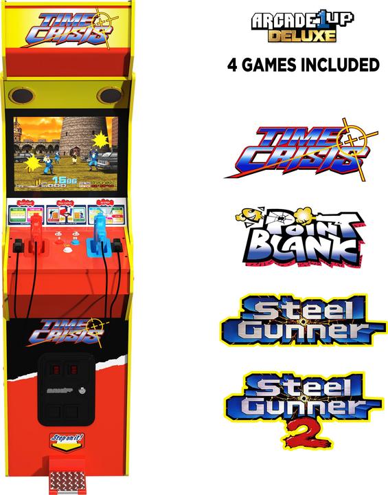 Actual product image Arcade1Up Time Crisis Deluxe 4- in-1 Wifi