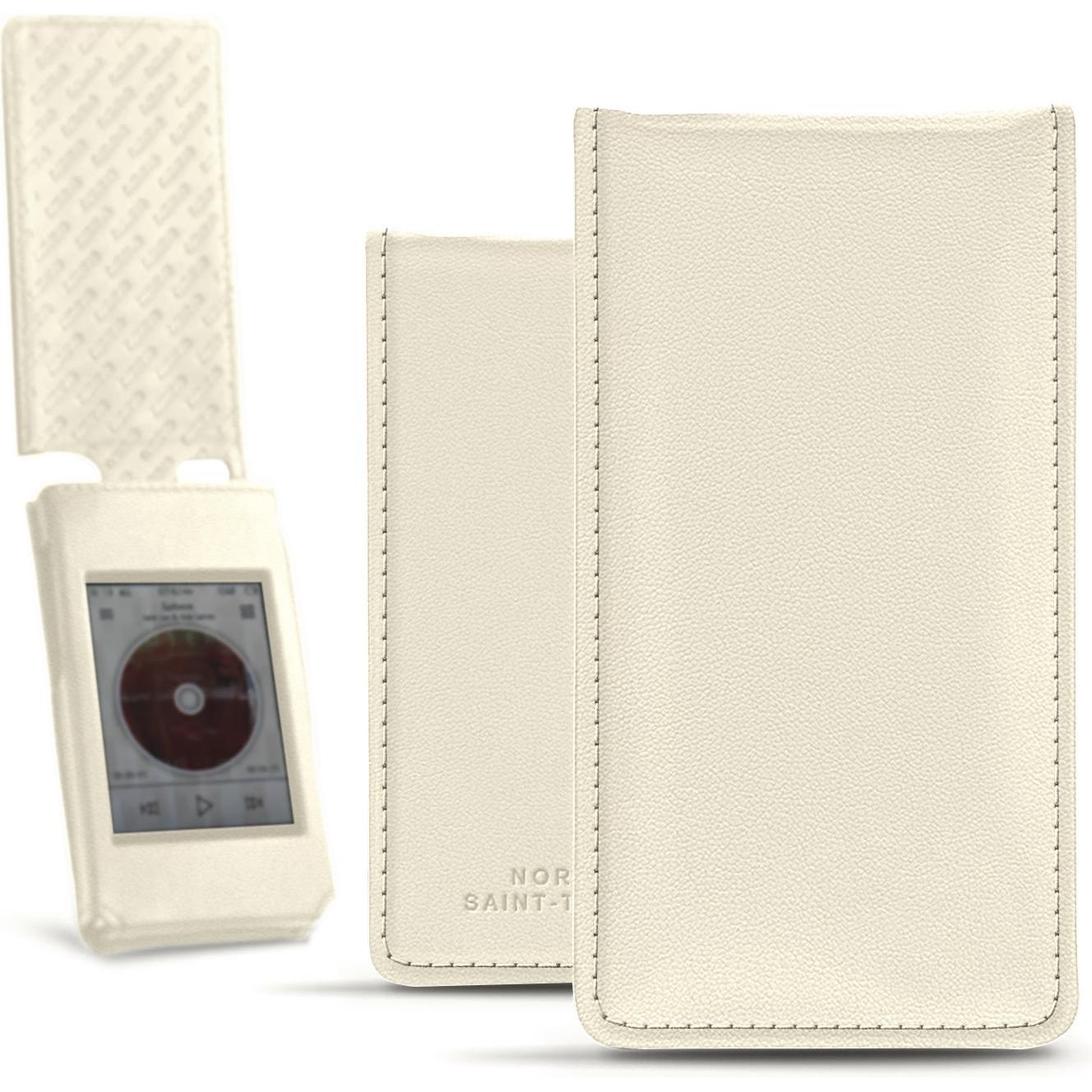 Noreve Lederschutzhülle vertikal, MP3 Tasche + Hülle, Weiss