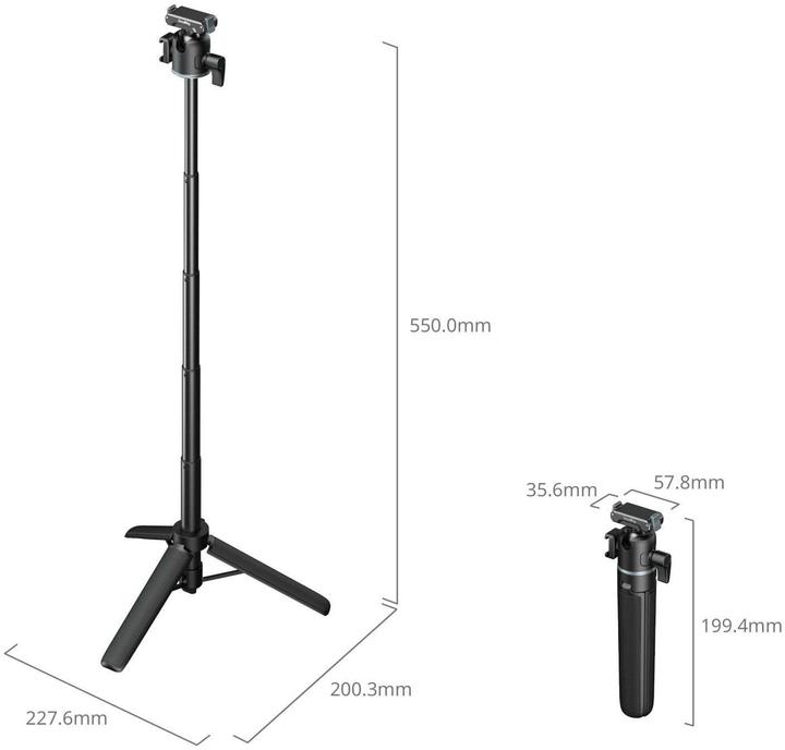 Actual product image SmallRig Smartphone-Stativ Grip-Stativ für Action-Kameras (Metal)