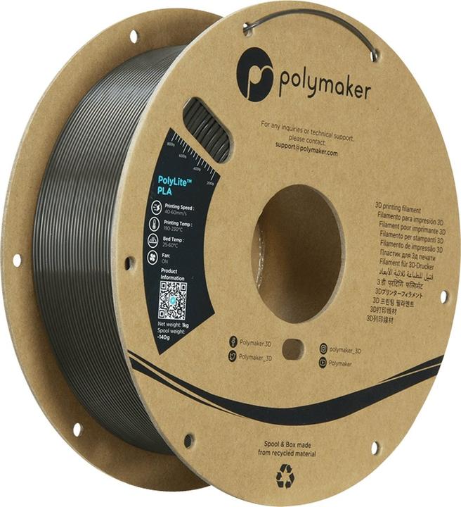 Image du produit Polymaker PolyLite PLA (PLA, 1.75 mm, 1000 g)