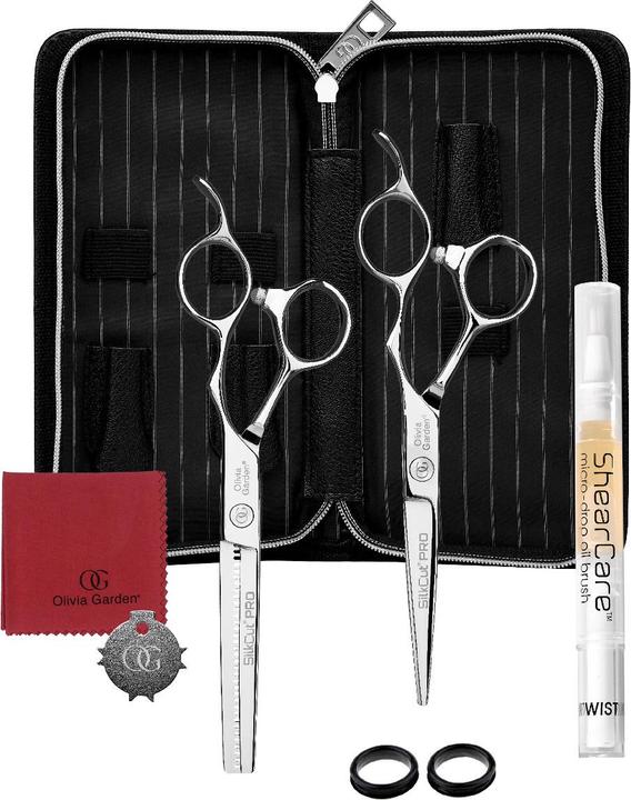 Immagine prodotto Olivia Garden Set di cesoie SilkCut Pro (14.61 cm)